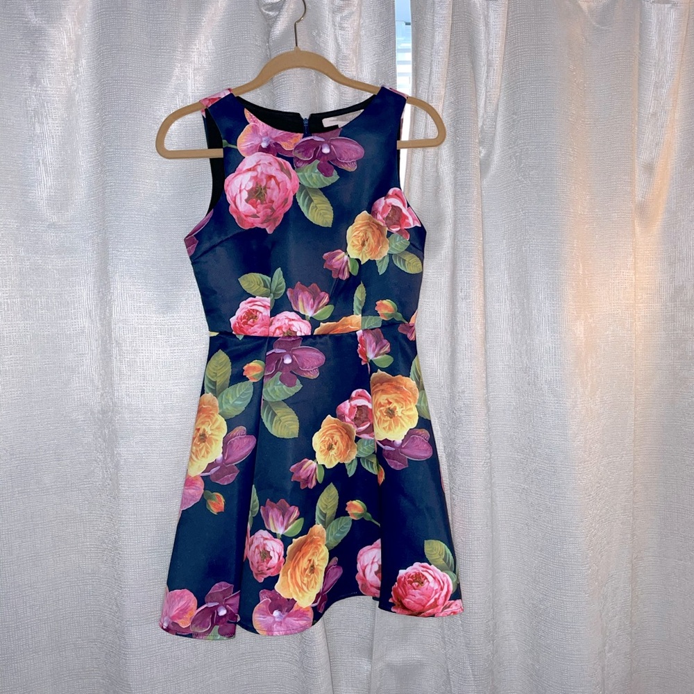 Floral Skater Dress - Size SM